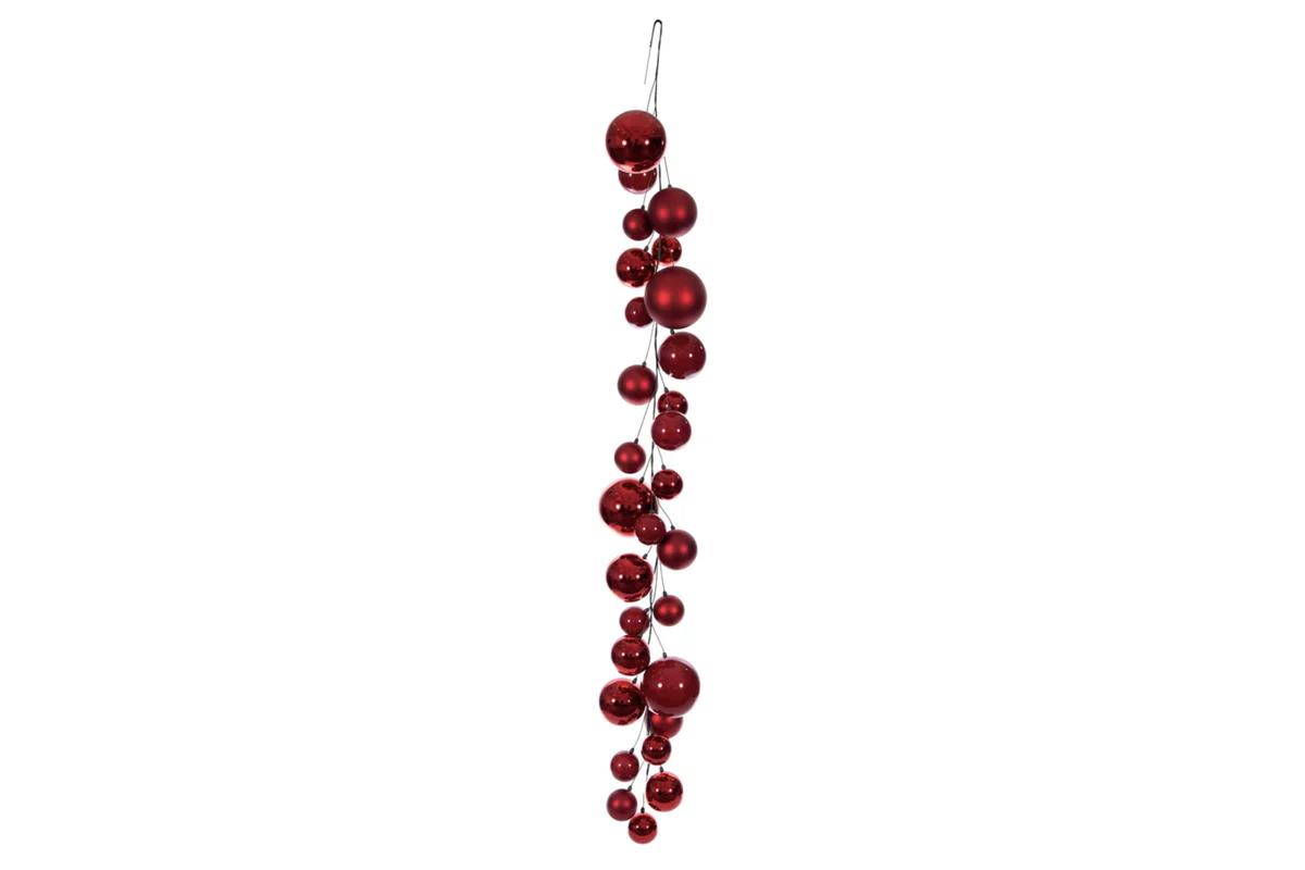 6' Ball Branch Garland - Image 2