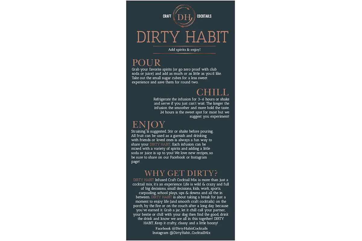 Dirty Habit Cocktail Mix - Image 2
