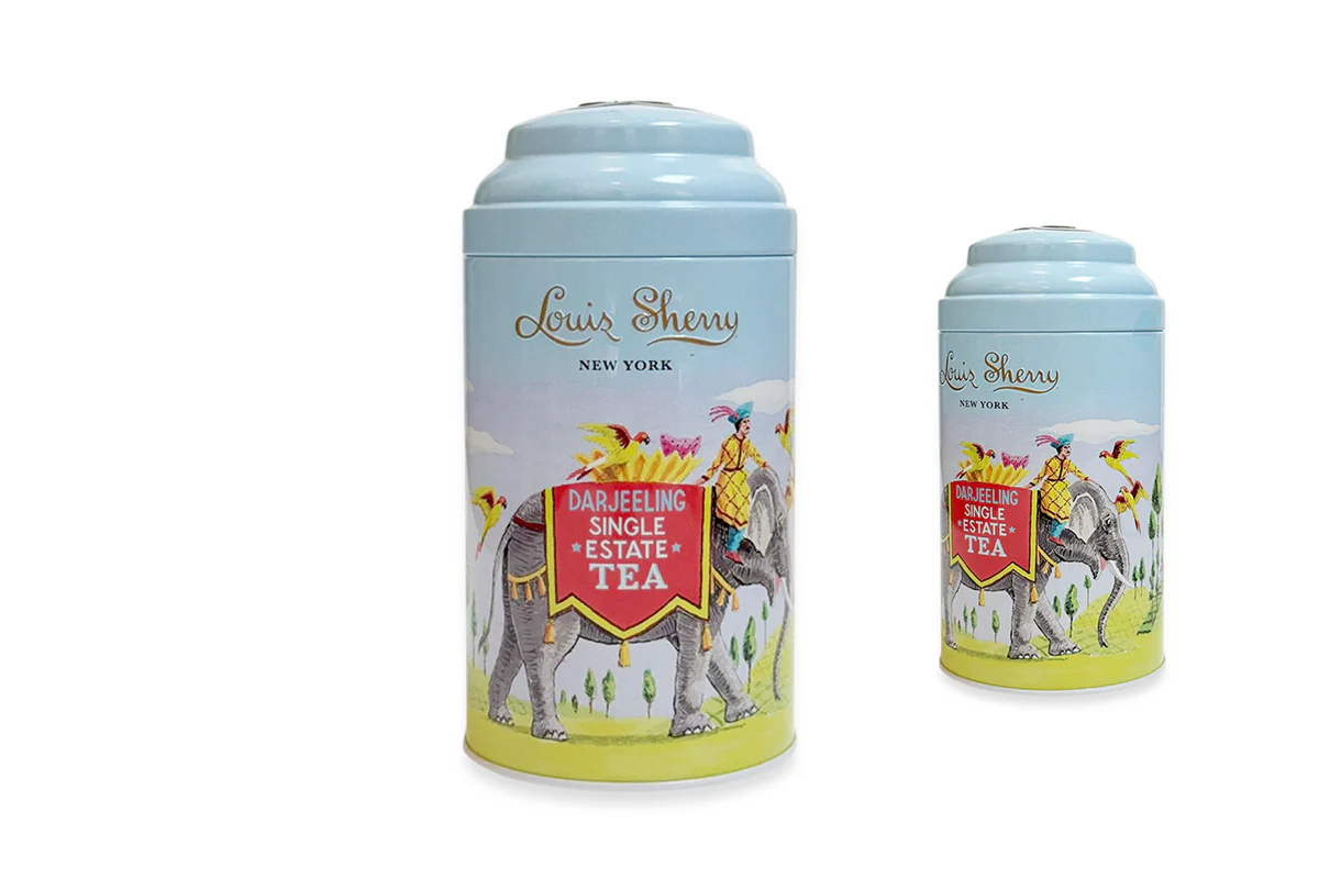 Louis Sherry Tea Tin - Image 5
