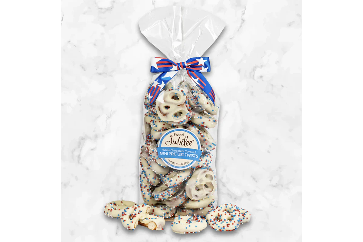 Patriotic Chocolate Covered Pretzels - Sweet Jubilee - Image 2