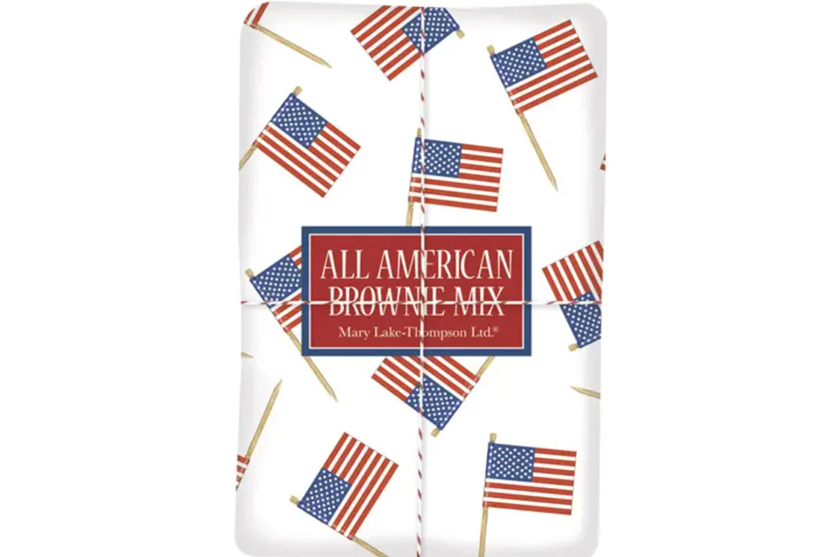 Patriotic Flag Scattered Brownie Mix