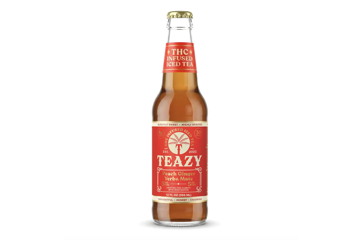 Teazy Peach Ginger Tea THC - 4pk